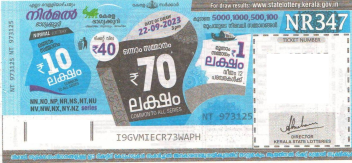 Nirmal Weekly Lottery held on 22.09.2023