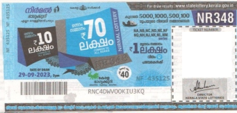 Nirmal Weekly Lottery NR-348 29.09.2023