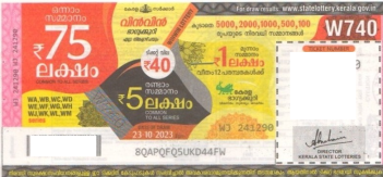 Win-win Weekly Lottery held on 23.10.2023