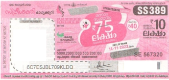 Sthree sakthi Weekly Lottery held on 14.11.2023