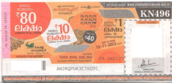 Karunya plus Weekly Lottery held on 16.11.2023