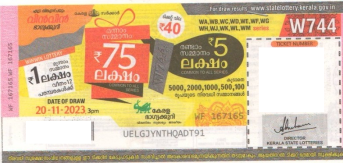 Win-win Weekly Lottery held on 20.11.2023