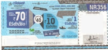Nirmal Weekly Lottery NR-356 24.11.2023