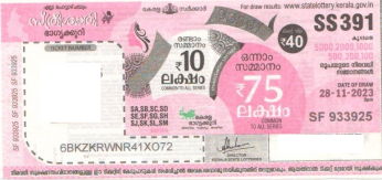 Sthree sakthi Weekly Lottery held on 28.11.2023