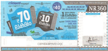Nirmal Weekly Lottery held on 22.12.2023
