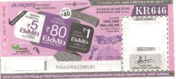Karunya Weekly Lottery held on 23.03.2024