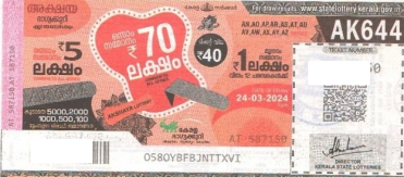 Akshaya Weekly Lottery held on 24.03.2024