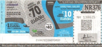 Nirmal Weekly Lottery held on 19.04.2024