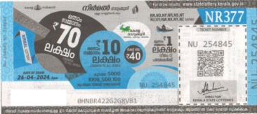 Nirmal Weekly Lottery held on 26.04.2024