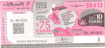 Sthree sakthi Weekly Lottery held on 30.04.2024