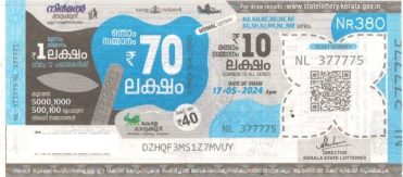 Nirmal Weekly Lottery held on 17.05.2024