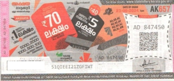 Akshaya Weekly Lottery held on 23.06.2024