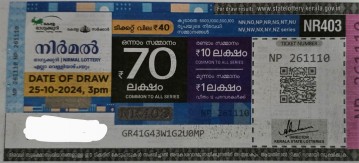   Lottery held on 25.10.2024