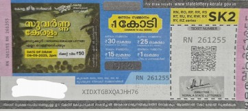 Suvarna keralam Weekly Lottery held on 09.05.2025
