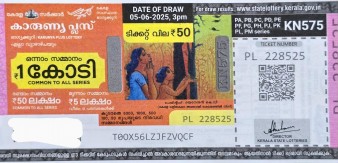 Karunya plus Weekly Lottery held on 05.06.2025