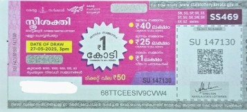 Sthree sakthi Weekly Lottery held on 27.05.2025
