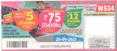 Win-win Weekly Lottery held on 20.09.2021