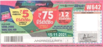 Win-win Weekly Lottery held on 15.11.2021