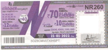 Nirmal Weekly Lottery held on 21.01.2022