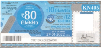 Karunya plus Weekly Lottery held on 27.01.2022