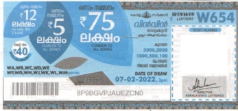 Win-win Weekly Lottery held on 07.02.2022