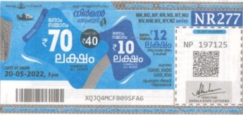 Nirmal Weekly Lottery held on 20.05.2022