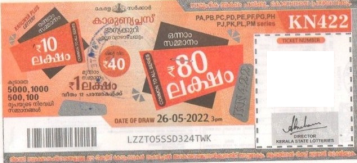 Karunya plus Weekly Lottery held on 26.05.2022