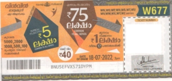 Win-win Weekly Lottery held on 18.07.2022