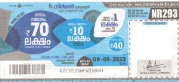 Nirmal Weekly Lottery held on 09.09.2022