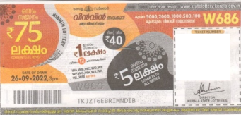 Win-win Weekly Lottery held on 26.09.2022