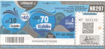 Nirmal Weekly Lottery NR-297 07.10.2022