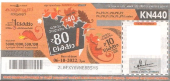 Karunya plus Weekly Lottery held on 06.10.2022