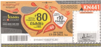 Karunya plus Weekly Lottery held on 13.10.2022