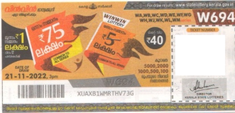 Win-win Weekly Lottery held on 21.11.2022