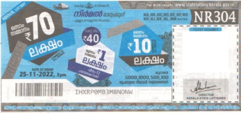 Nirmal Weekly Lottery held on 25.11.2022