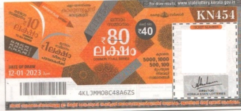 Karunya plus Weekly Lottery held on 12.01.2023