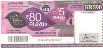 Karunya Weekly Lottery held on 25.02.2023