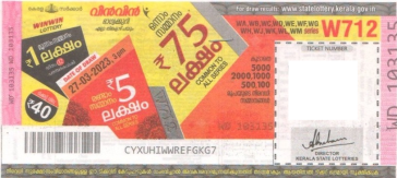 Win-win Weekly Lottery held on 27.03.2023