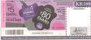 Karunya Weekly Lottery held on 29.04.2023