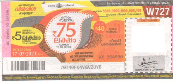 Win-win Weekly Lottery held on 17.07.2023