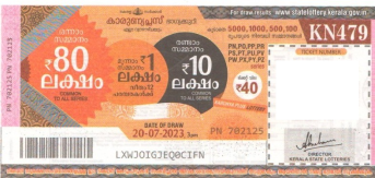 Karunya plus Weekly Lottery held on 20.07.2023