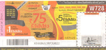 Win-win Weekly Lottery held on 24.07.2023