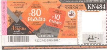 Karunya plus Weekly Lottery KN-484 24.08.2023